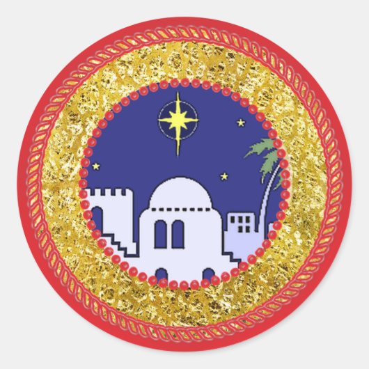 Jesse Tree Town of Bethlehem Sticker #2 (Voorkant)