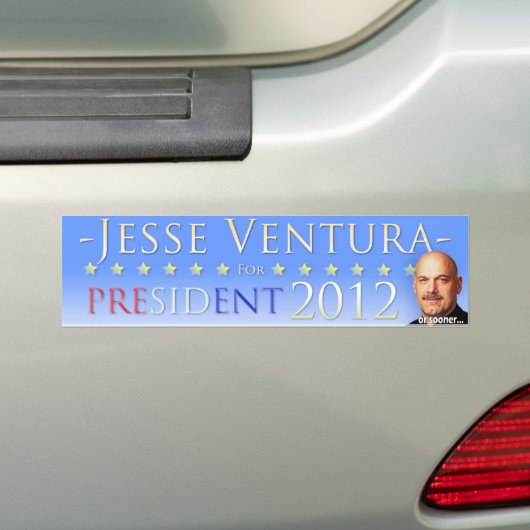 Jesse Ventura 2012 (of eerder) Bumpersticker (Op auto)