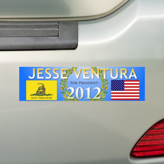 Jesse Ventura voor President 2012 Bumpersticker (Op auto)