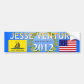 Jesse Ventura voor President 2012 Bumpersticker (Voorkant)