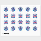 Jesse Ventura voor President 2012 Ronde Sticker (Vel)