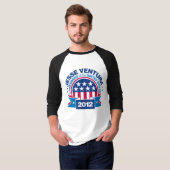 Jesse Ventura voor President 2012 T-shirt (Voorkant volledig)