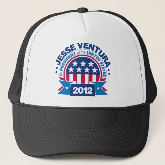 Jesse Ventura voor President 2012 Trucker Pet (Voorkant)