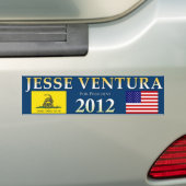 Jesse Ventura voor President - Bumpersticker, mari Bumpersticker (Op auto)