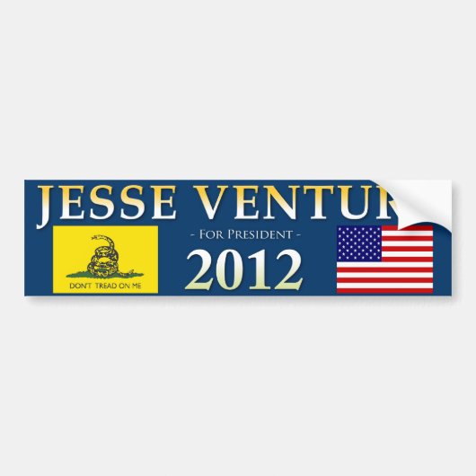 Jesse Ventura voor President - Bumpersticker, mari Bumpersticker (Voorkant)