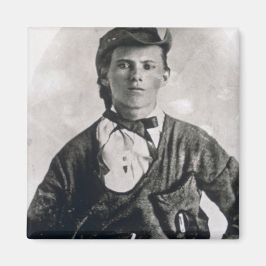 Jesse Woodson James (foto op foto) Magneet (Voorkant)