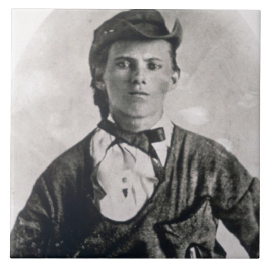 Jesse Woodson James (foto op foto) Tegeltje (Voorkant)