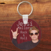 Jessi Mallory Rock & Roll Sleutelhanger (Voorkant)