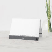 JESSICA ANNE FRANK "FALL" HOLIDAY CARD FEESTDAGEN KAART (Achterkant)