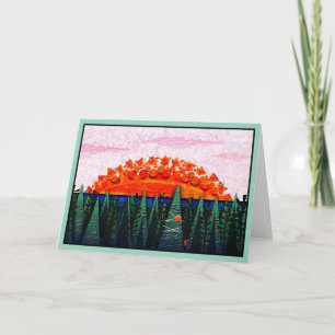 JESSICA ANNE FRANK "HERFST" KERSTKAART FEESTDAGEN KAART