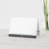 JESSICA ANNE FRANK "WINTER" Thank You Card Bedankkaart (Achterkant)