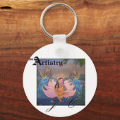 Jessica Cruz Ankgor Wat Beauty Logo Sleutelhanger (Voorkant)