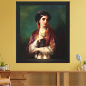 Jessica door Thomas-Francis Dicksee Classical Art Canvas Afdruk (Insitu (Woonkamer))