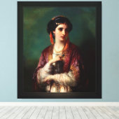 Jessica door Thomas-Francis Dicksee Classical Art Canvas Afdruk (Insitu (Houten vloer))