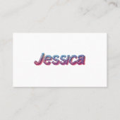 Jessica: Een modern meesterwerk Visitekaartje (Achterkant)