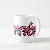 Jessica faded pink Tasse Teetasse Kaffeetasse Koffiemok (Voorkant rechts)