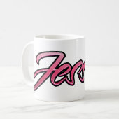 Jessica faded pink Tasse Teetasse Kaffeetasse Koffiemok (Voorkant links)