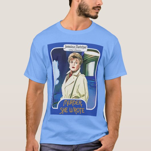 Jessica Fletcherrading Card Murder She Wrote Fan A T-shirt (Voorkant)
