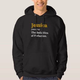 Jessica Gift Naam Gepersonaliseerde Verjaardag Naa Hoodie