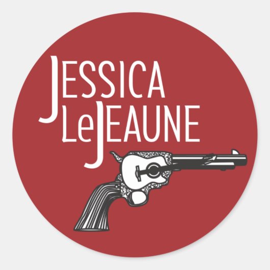 Jessica Le Jeaune Sticker (Voorkant)