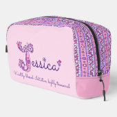 Jessica naam te beginnen met J meisjes Toilettasje (Rechterhoek)