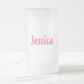 Jessica-Name Style-Frosted Mok (Center)