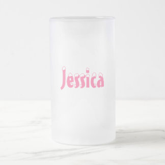 Jessica-Name Style-Frosted Mok