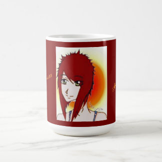Jessica, schetstekenaar, zelfportret koffiemok