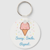 Jessica's Ice Cream Sprinkle Sleutelhanger - Schat (Voorkant)