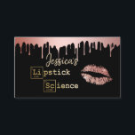 Jessica's Lipstick Science Roos Gold Dripping Visitekaartje<br><div class="desc">Jessica's Lipstick Science Roos Gold Dripping Visitekaartjes.</div>