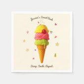 Jessica's Sweet Bash - Ice Cream Party Design Servet (Voorkant)