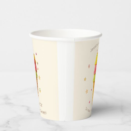 Jessica's Sweet Bash - IJsjes Papieren Bekers (Rechts)