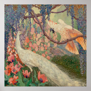 Jessie Arms botke - Exotisch landschap Poster