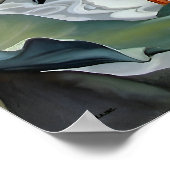 Jessie Arms Botke - Flamingos en lotus Poster (Hoek)