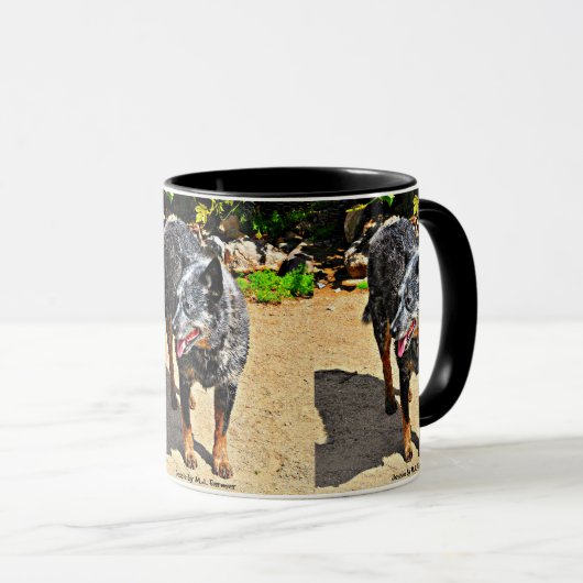 Jessie Blue Heeler Coffee Mok (Voorkant rechts)