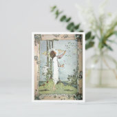 Jessie M. King - Butterflies All Blue Briefkaart (Staand voorkant)