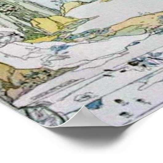 Jessie M. King - Het Poster Woodland (Hoek)