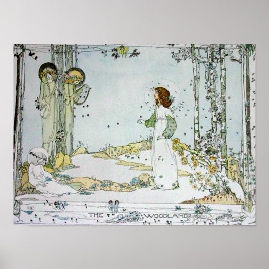 Jessie M. King - Het Poster Woodland (Voorkant)