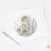 Jessie M. King Kleine Moeder van de Engelen Ronde Sticker (Envelop)