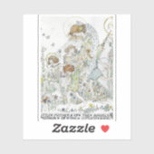 Jessie M. King Kleine Moeder van de Engelen Sticker (Vel)