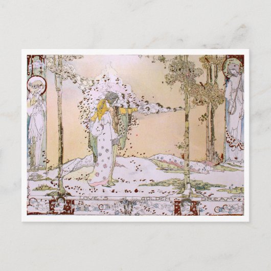 Jessie M. King - Loves Golden Dream Briefkaart (Voorkant)