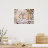 Jessie M. King - Loves Golden Dream Poster (Keuken)