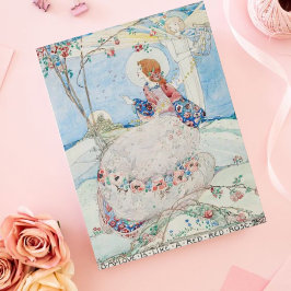 Jessie M. King Oh My Love is als een rode roos Briefkaart