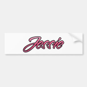 Jessie-roze Aufkleber-Sticker Bumpersticker
