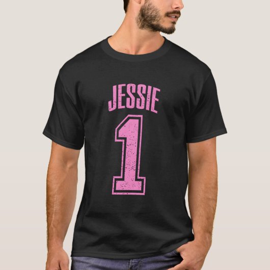 Jessie Supporter Number 1 Biggest Fan T-shirt (Voorkant)