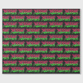 Jessie Vorname Name Graffiti red green Cadeaupapier (Vlak)