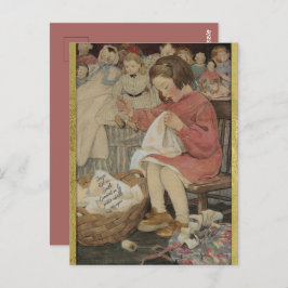 Jessie Wilcox Smith Commentaar van la Petite Abeil Briefkaart