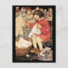 Jessie Wilcox Smith "De Kleine Bezige Bij" Briefkaart