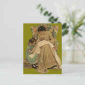 Jessie Wilcox Smith "De naailes" Briefkaart (Staand voorkant)