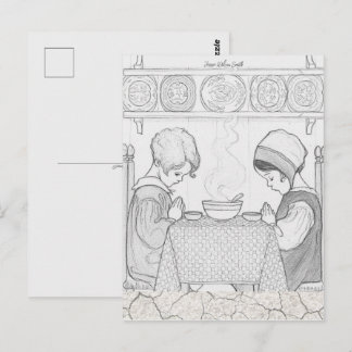 Jessie Wilcox Smith Gebed Zegenen Kleur Me Briefkaart